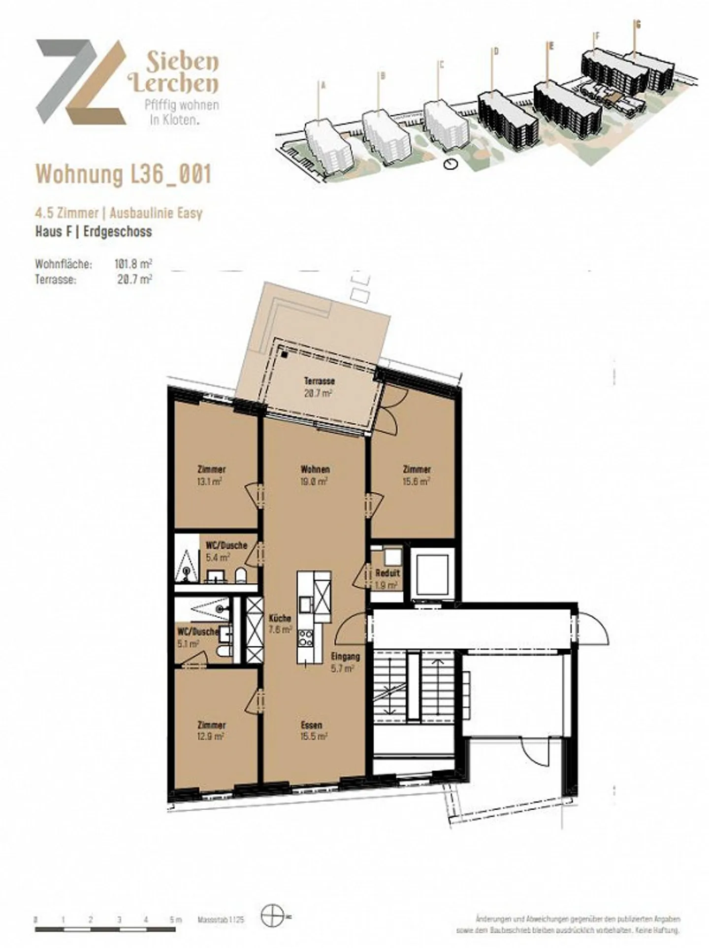 Moderne Wohnung in Kloten - Foto 8 von 9