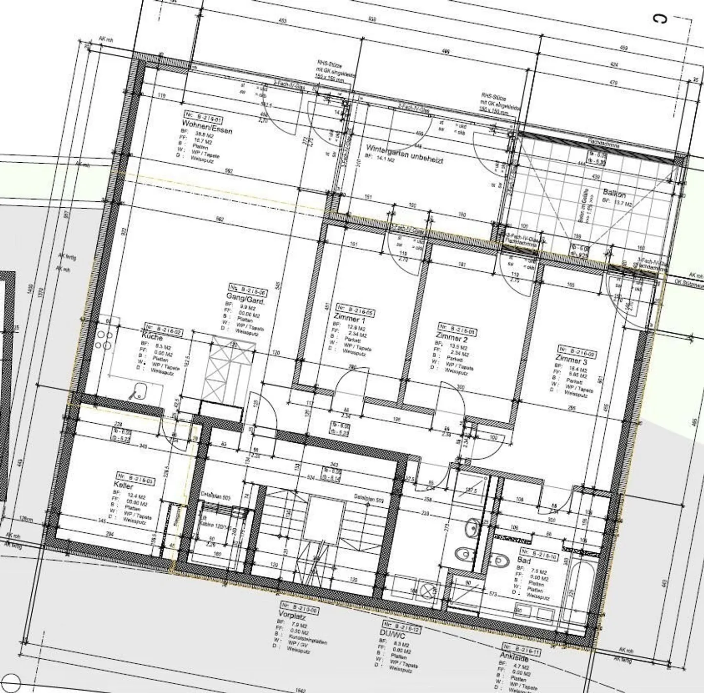 Stilvolles Apartment mit Stadtblick - Foto 9 von 9