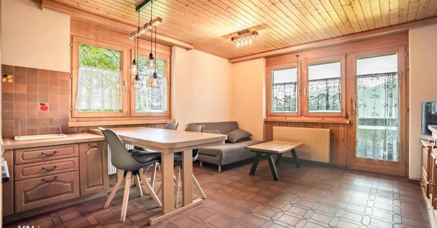 Charmante Chalet Wohnung in Jeizinen - Foto 6 von 11