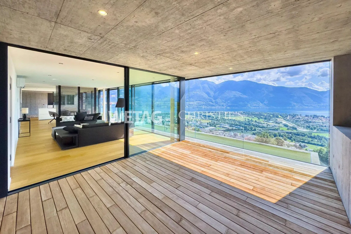 Attico moderno con vista panoramica in vendita a Locarno Monti - Foto 9 di 13