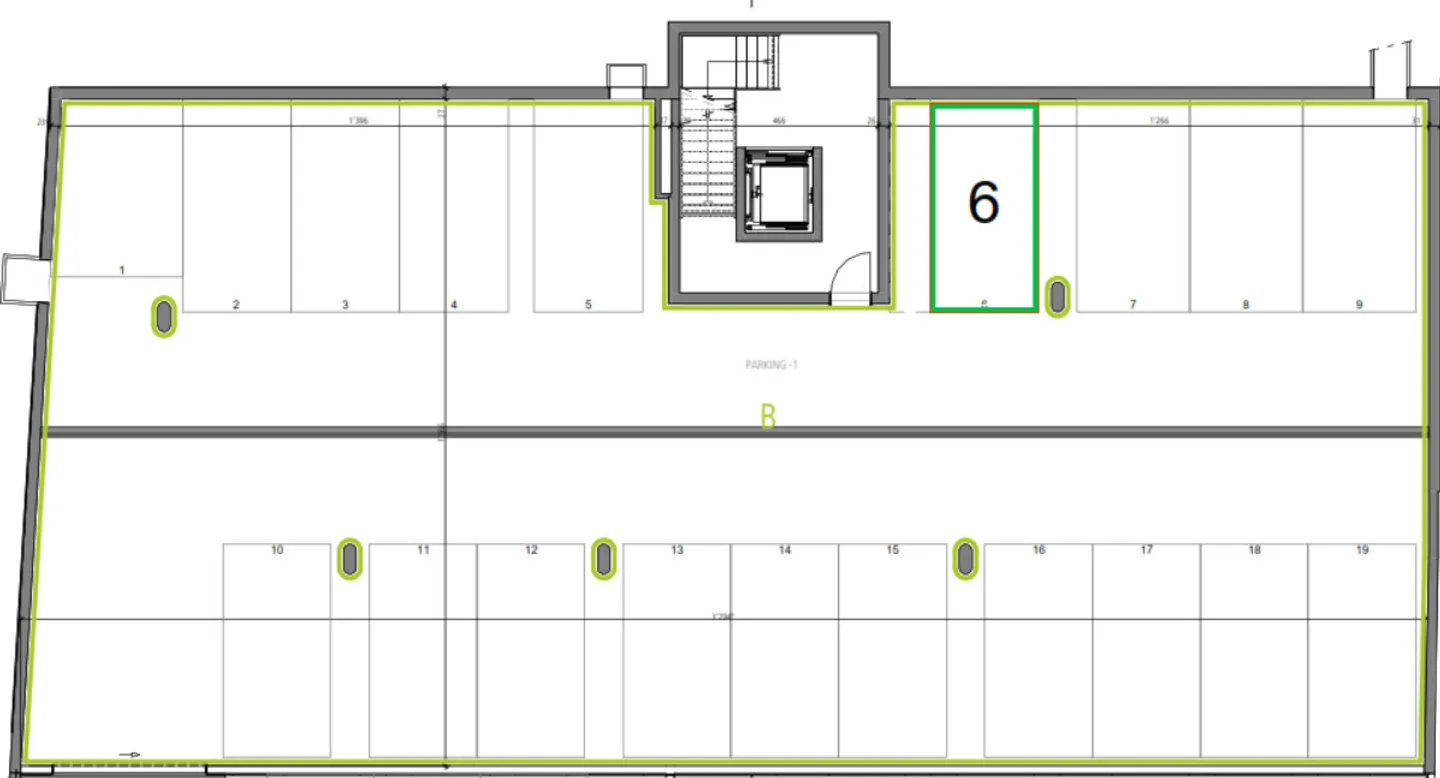 Indoor parking spaces - Photo 4 of 6