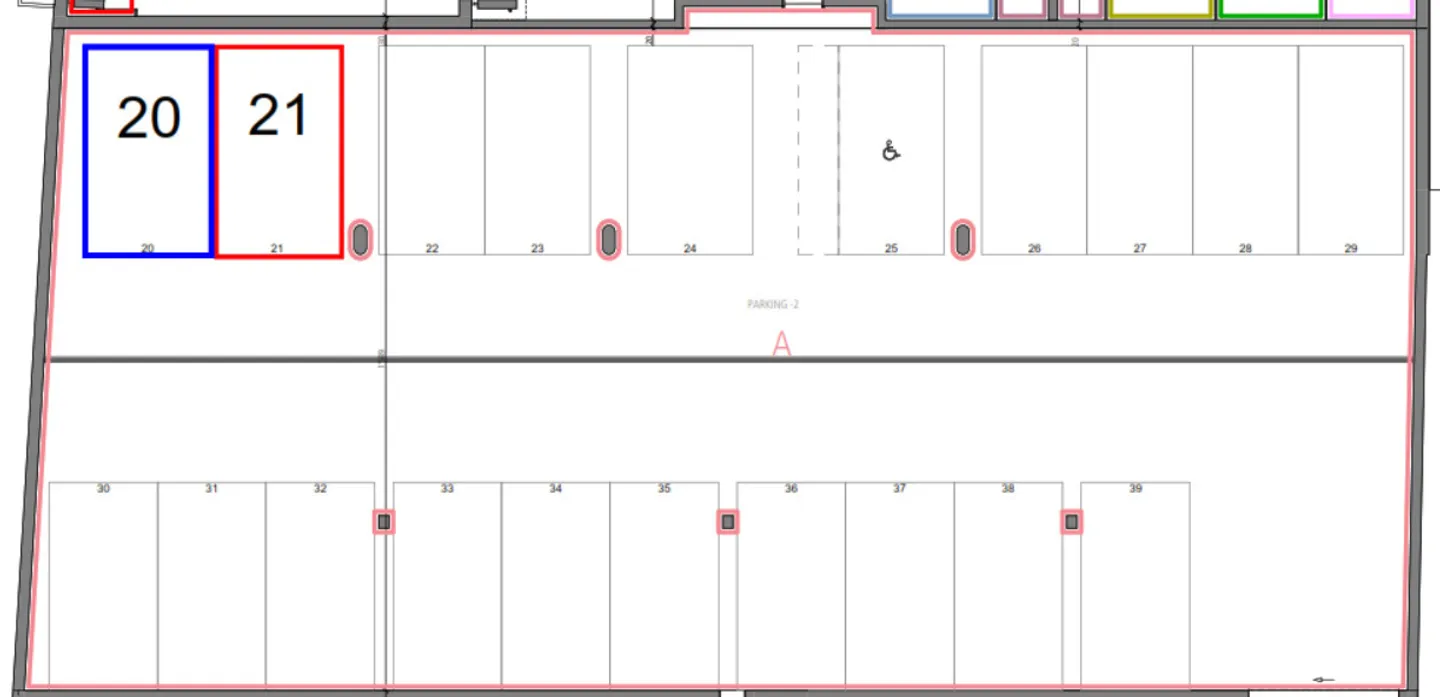 Indoor parking spaces - Photo 5 of 6