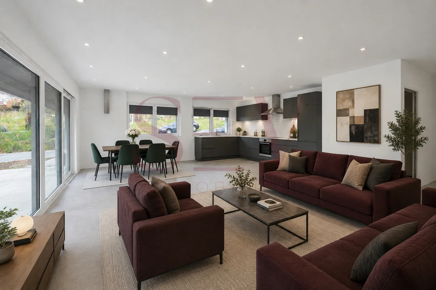 3,5-Zimmer-Minergie-Wohnung in Wohngegend - Foto 3 von 8