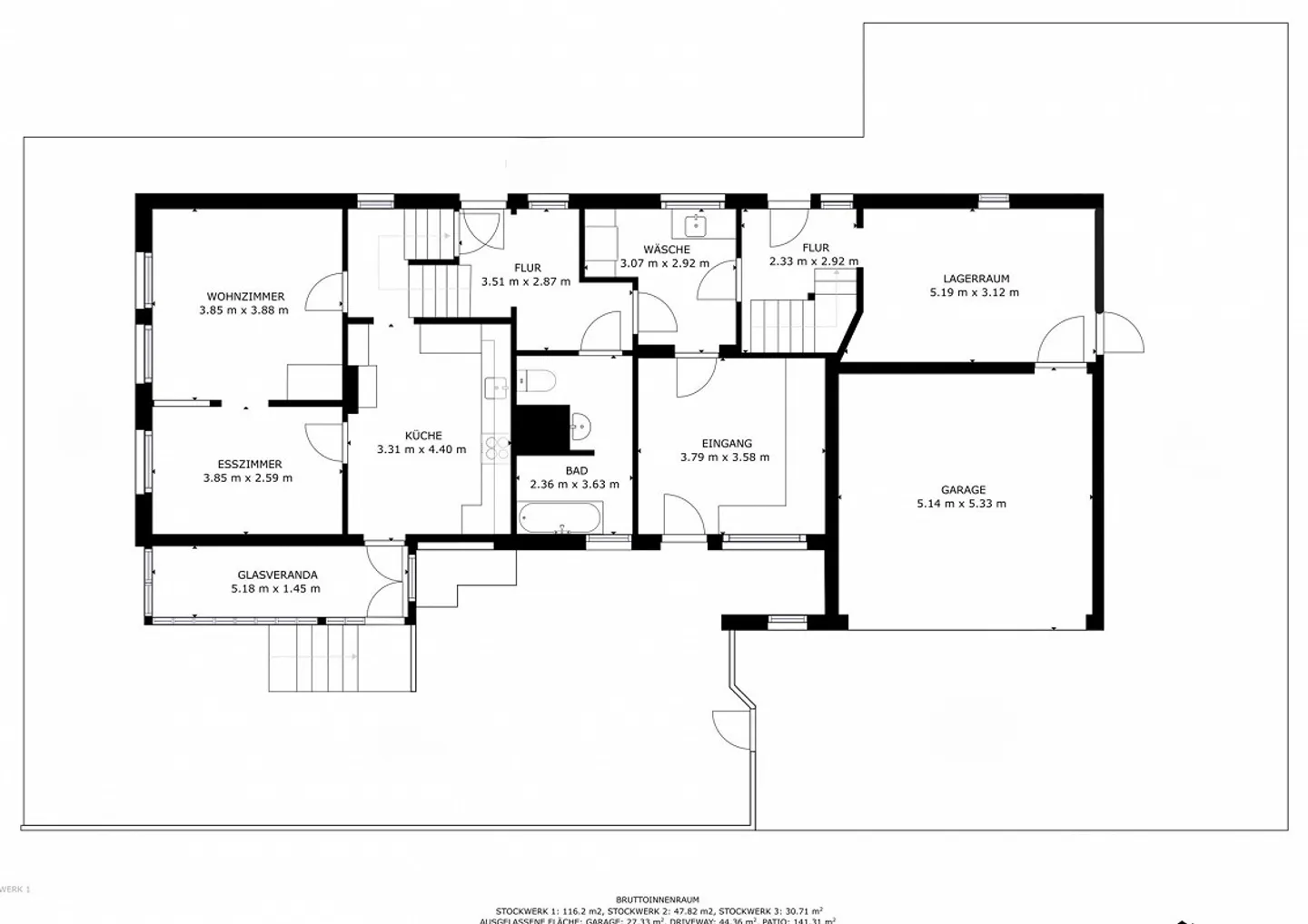 Spacious single-family house for sale in the heart of Buchs - Photo 8 of 10