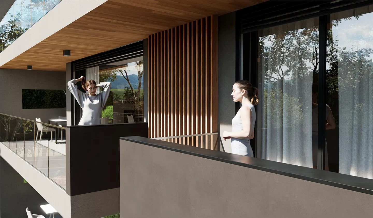 Appartamento con 4,5 stanze, terrazza e giardino privato a Bosco Luganese PPP3 - Foto 9 di 13