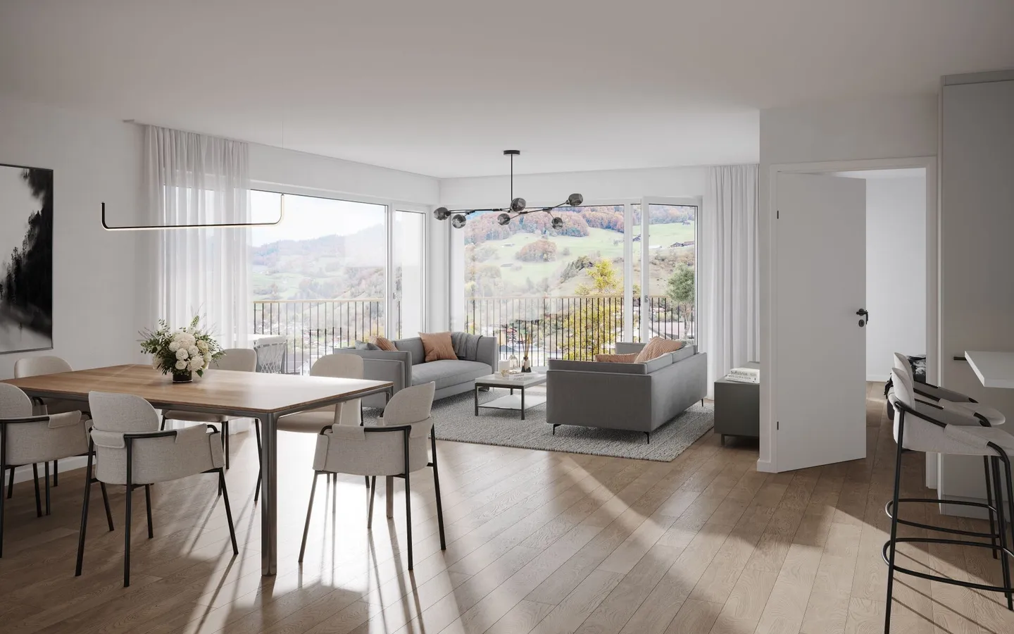 4.5 Zimmer Neubauwohnung Whg. Nr. 6 im 1.OG - Foto 3 von 13