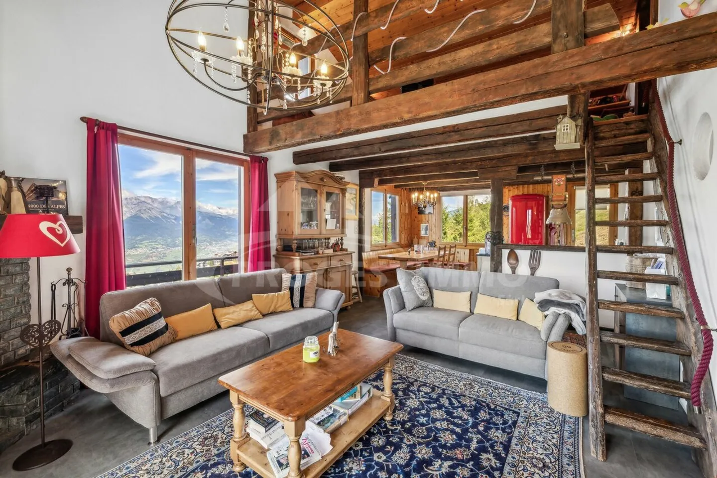 Chalet 6,5 pièces à Haute-Nendaz avec vue superbe - Photo 5 sur 17