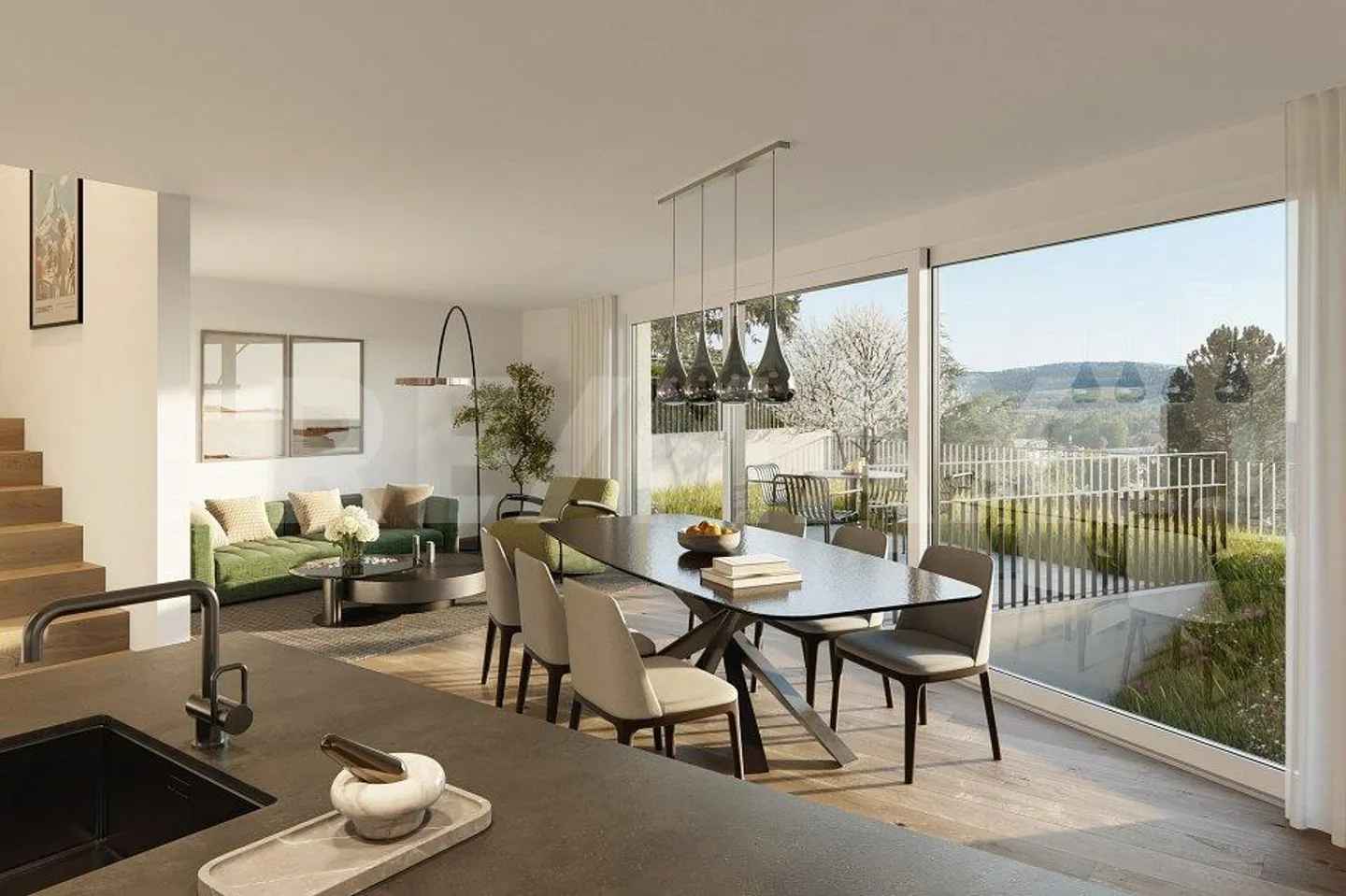 Luxuriöses Duplex mit Traumhaftem Ausblick - Foto 3 von 6