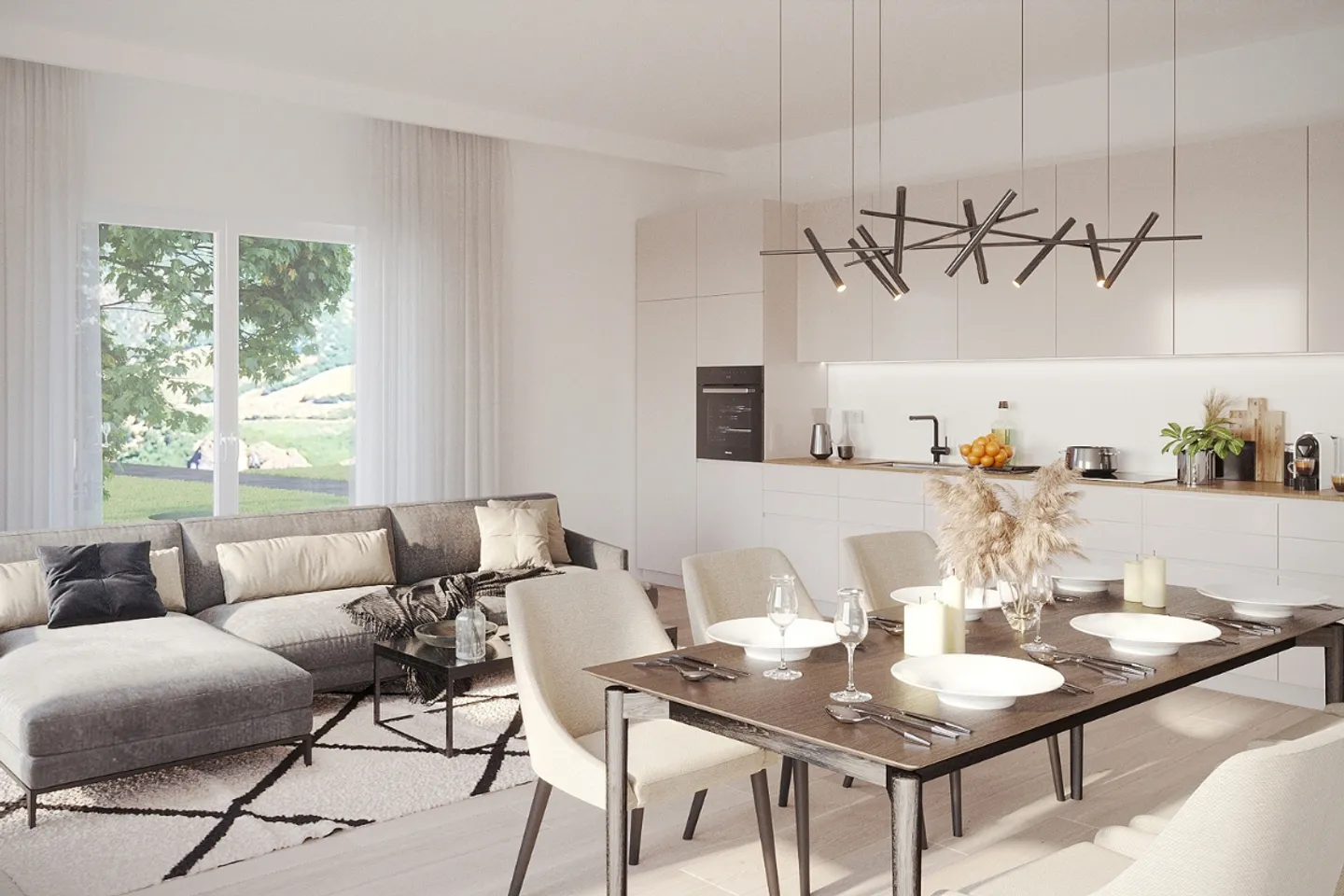 La Bergerie - Lot 16 - Neue 4.5-Zimmer-Wohnung im 1. Stock mit Balkon - Foto 1 von 13