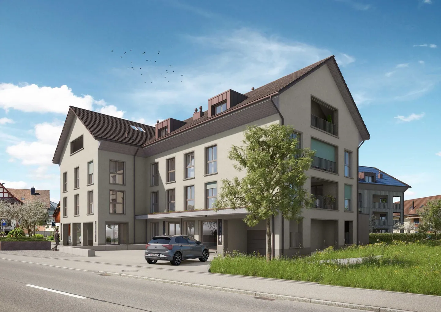 Appartamento mansardato di 4 1/2 stanze con loggia e soffitta - Foto 1 di 11