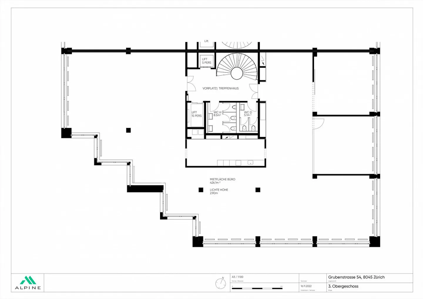 Ufficio ben sviluppato: 4-6 mesi senza affitto netto: Affrettati! - Foto 12 di 12