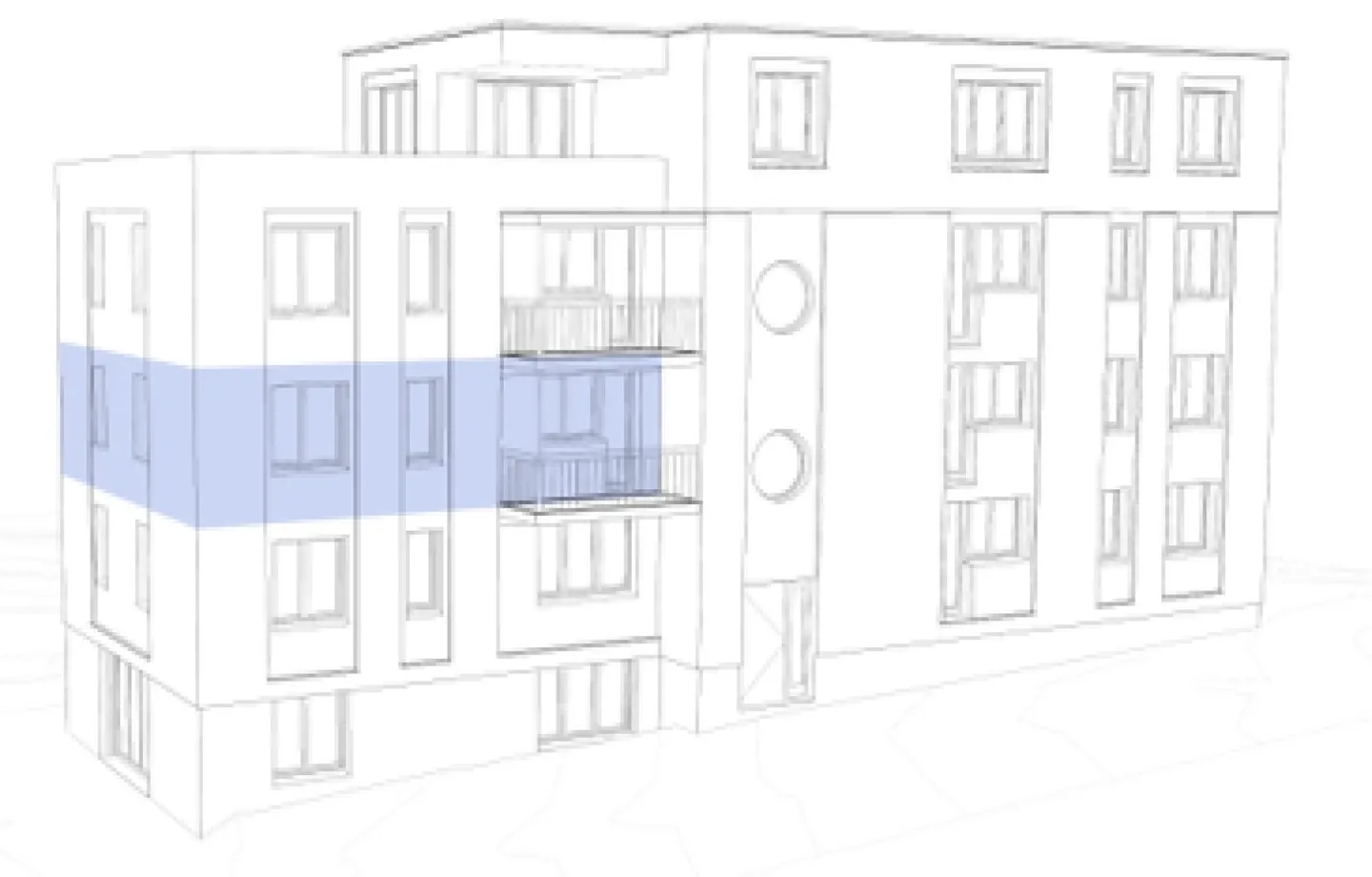 3.5-room apartment with sunny balcony - Photo 2 of 2