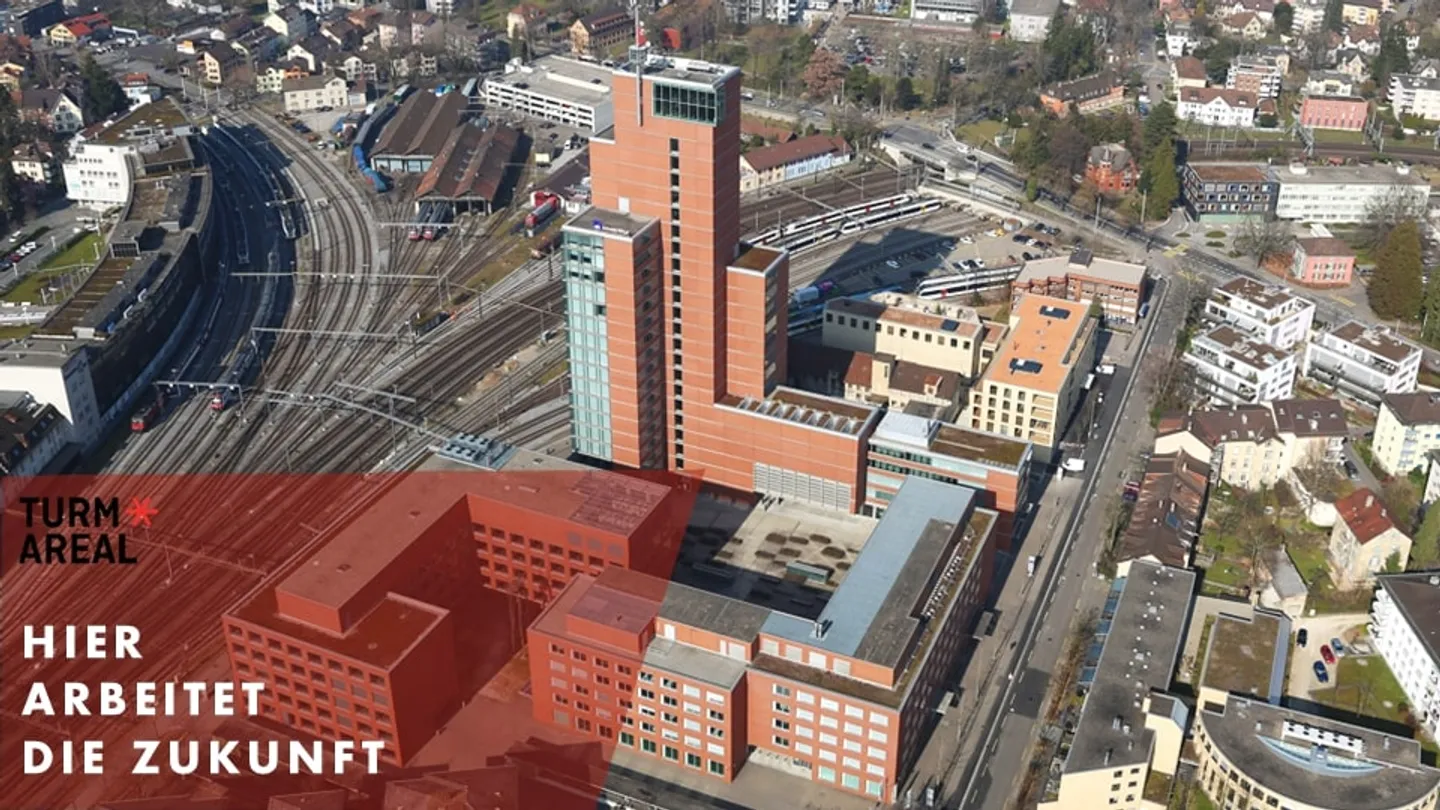 Il tuo nuovo ufficio al 12° piano - Lavorare con una vista panoramica a Winterthur! - Foto 1 di 8