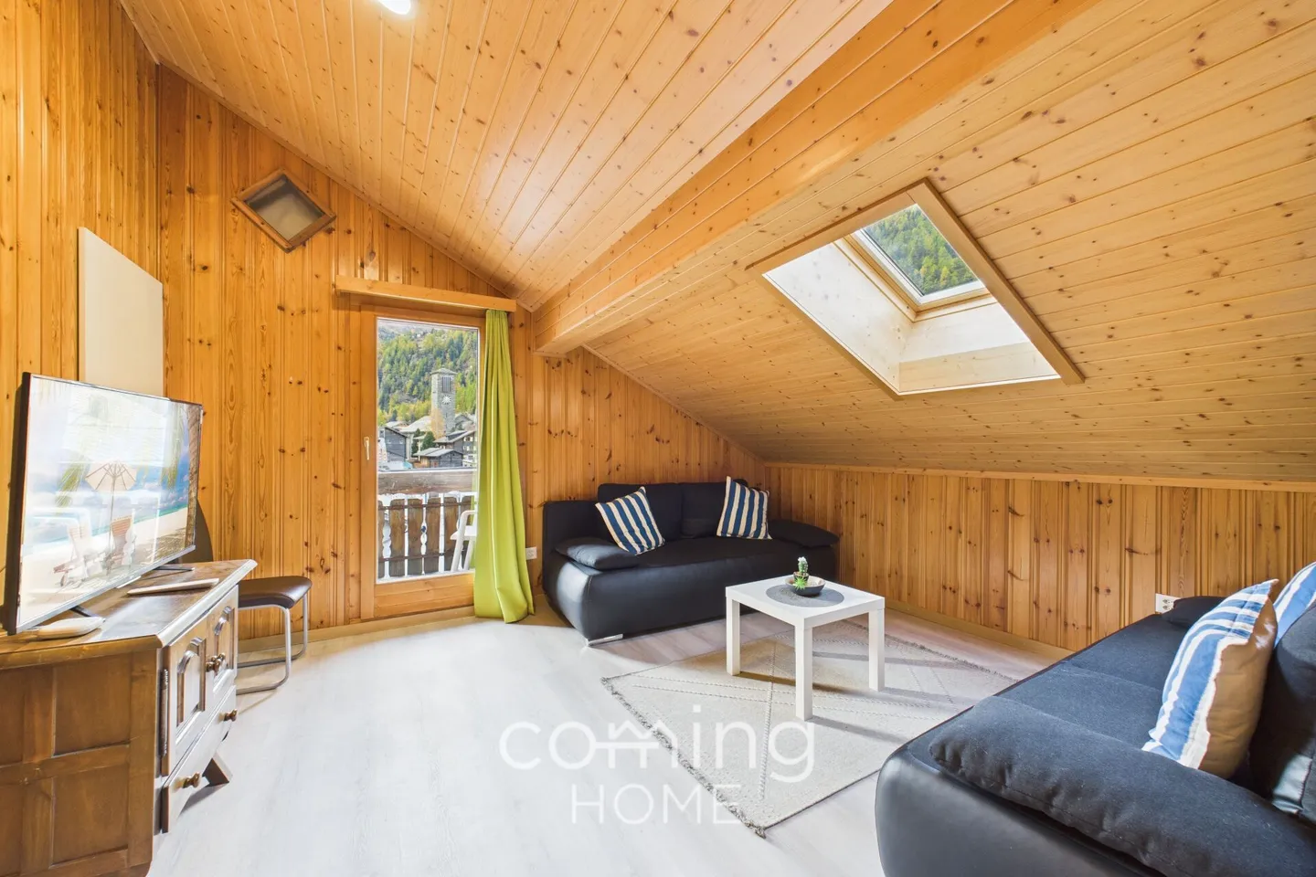 Appartement mansardé de 3,5 pièces à Saas-Grund - ensoleillé, central et avec panorama alpin - Photo 4 sur 12