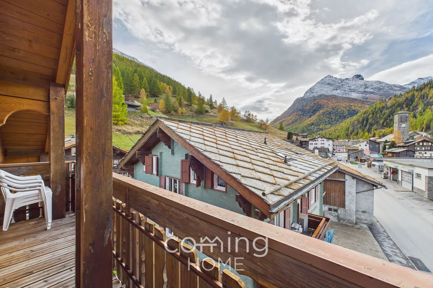 Appartement mansardé de 3,5 pièces à Saas-Grund - ensoleillé, central et avec panorama alpin - Photo 10 sur 12