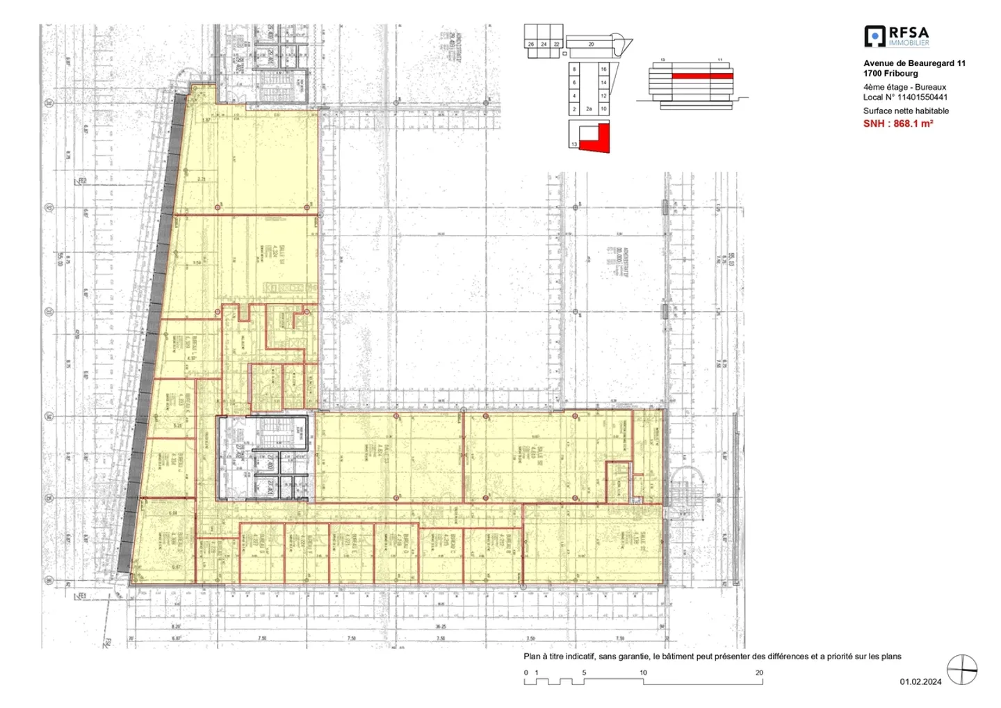 SUPERFICIE AMMINISTRATIVA DI CIRCA 881 M² AL 4° PIANO - Foto 1 di 27