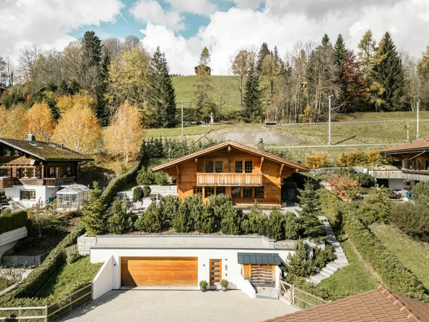 Stilvolles Chalet mit modernem Alpencharme in Schönried - Foto 2 von 21