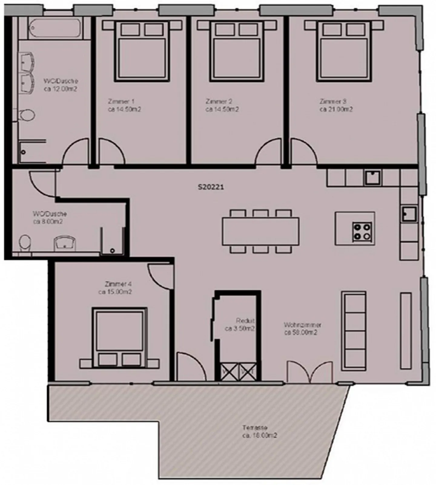 Helle 5.5-Zimmer-Wohlfühloase mit Süd-Balkon und grosszügiger Raumaufteilung - Foto 13 von 13