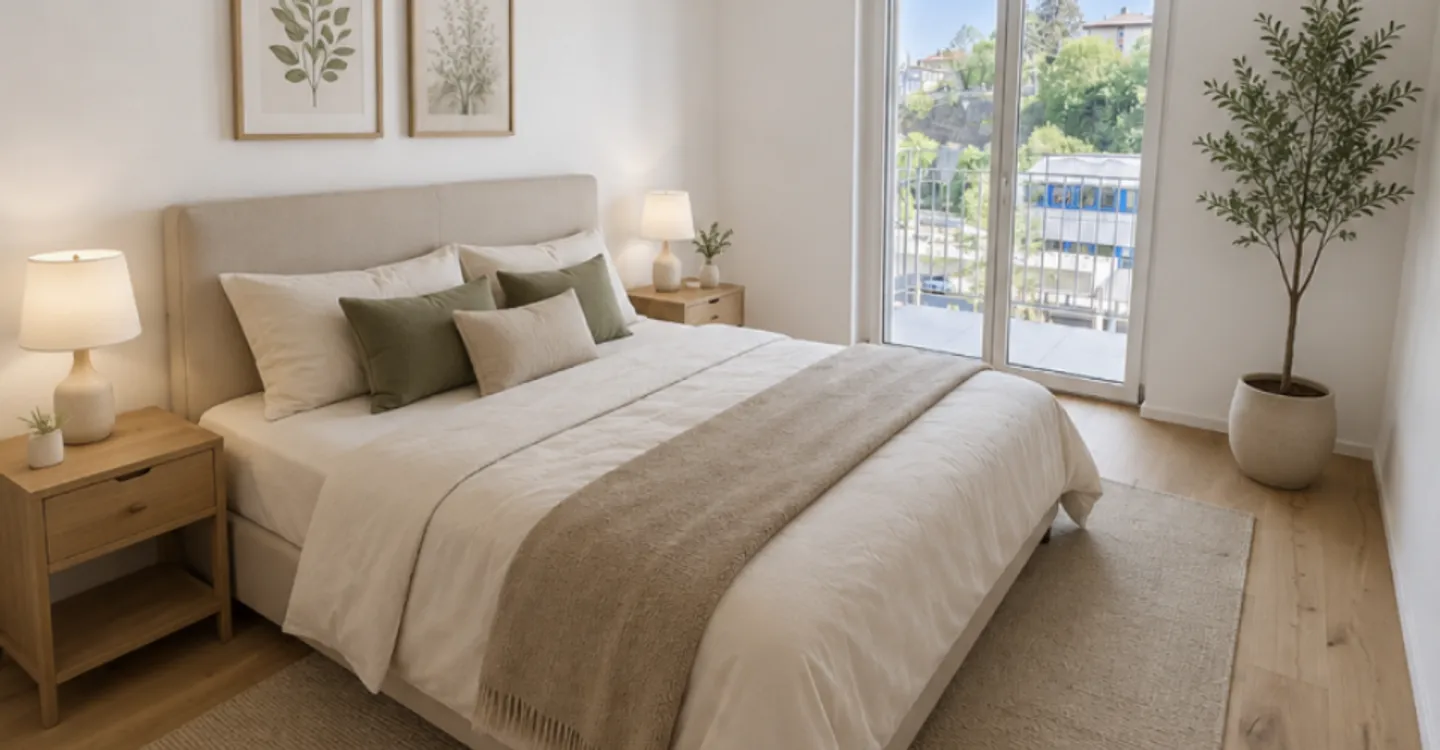 Geräumige und helle Duplexwohnung mit Terrasse und privatem Garten - Foto 6 von 10