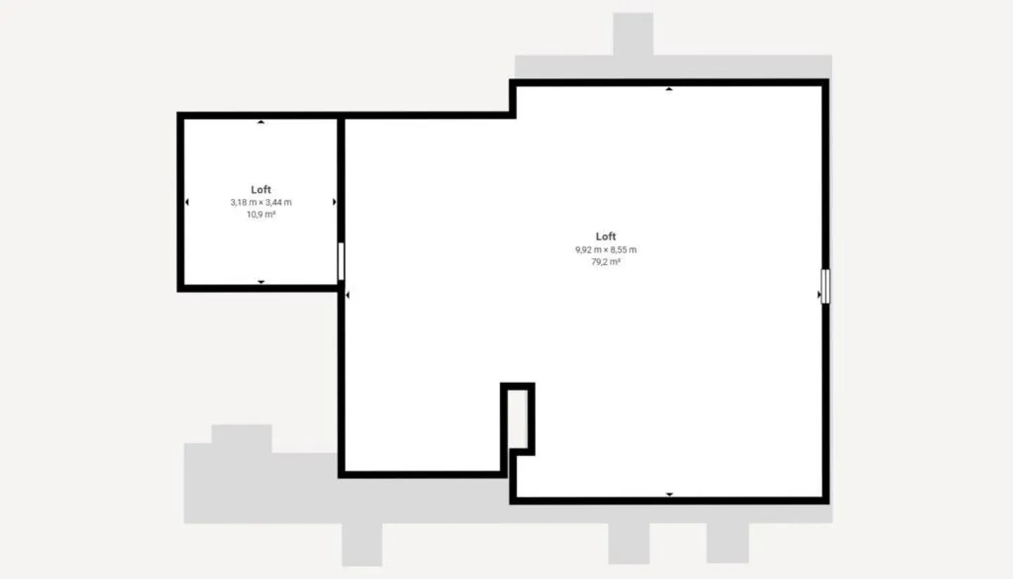 Ampio appartamento loft di 2,5 stanze con piano galleria - Foto 7 di 10