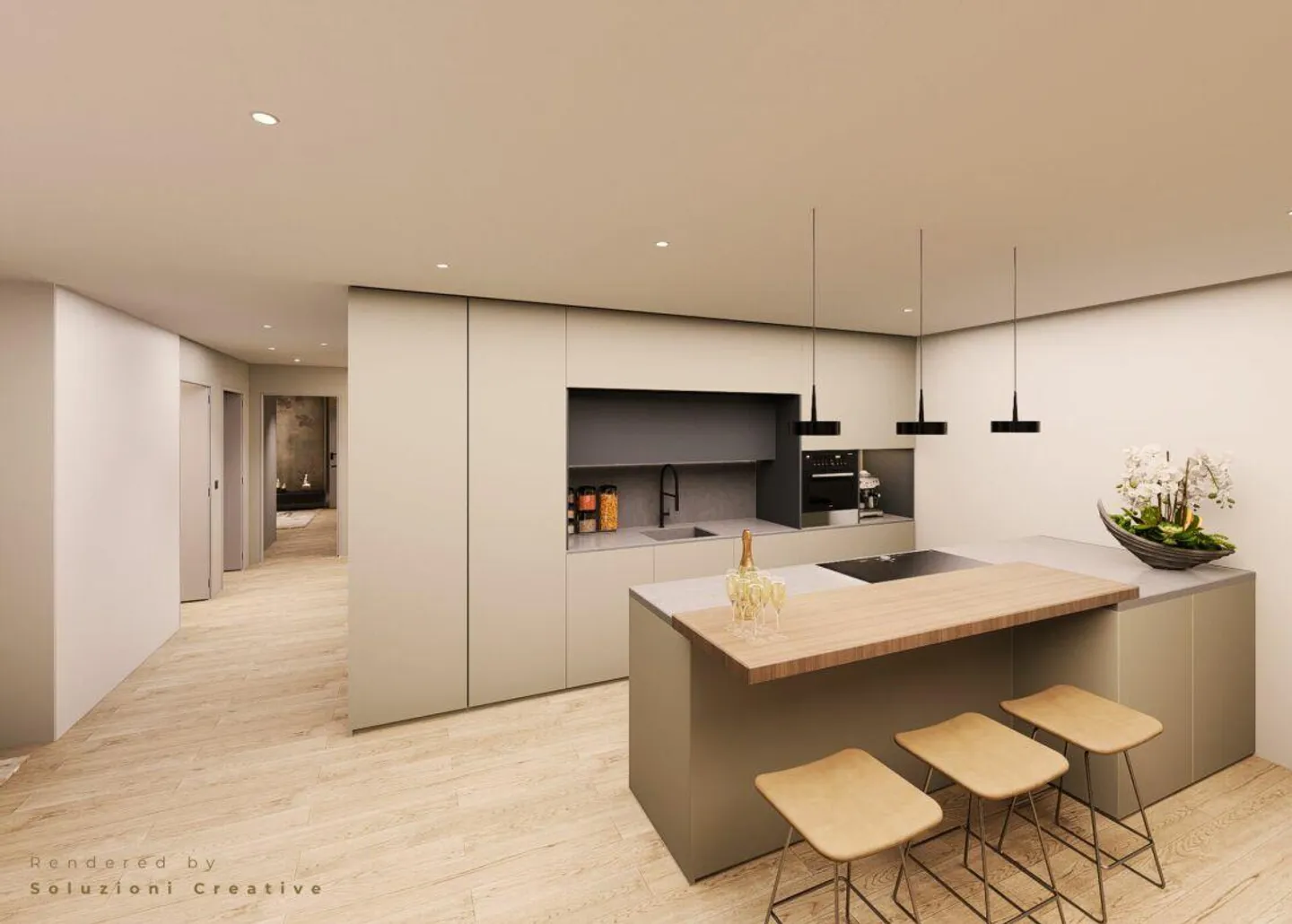 Penthouse with 4.5 rooms and large terrace in a quiet area - Photo 4 of 15