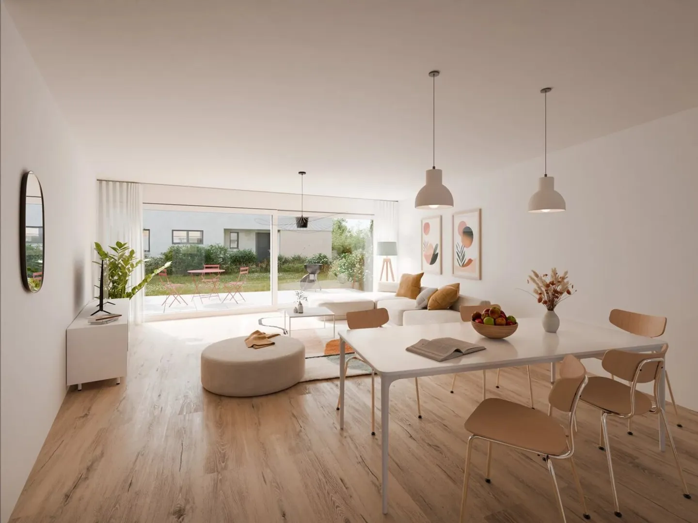 Triplex mit Privatgarten - Foto 2 von 6