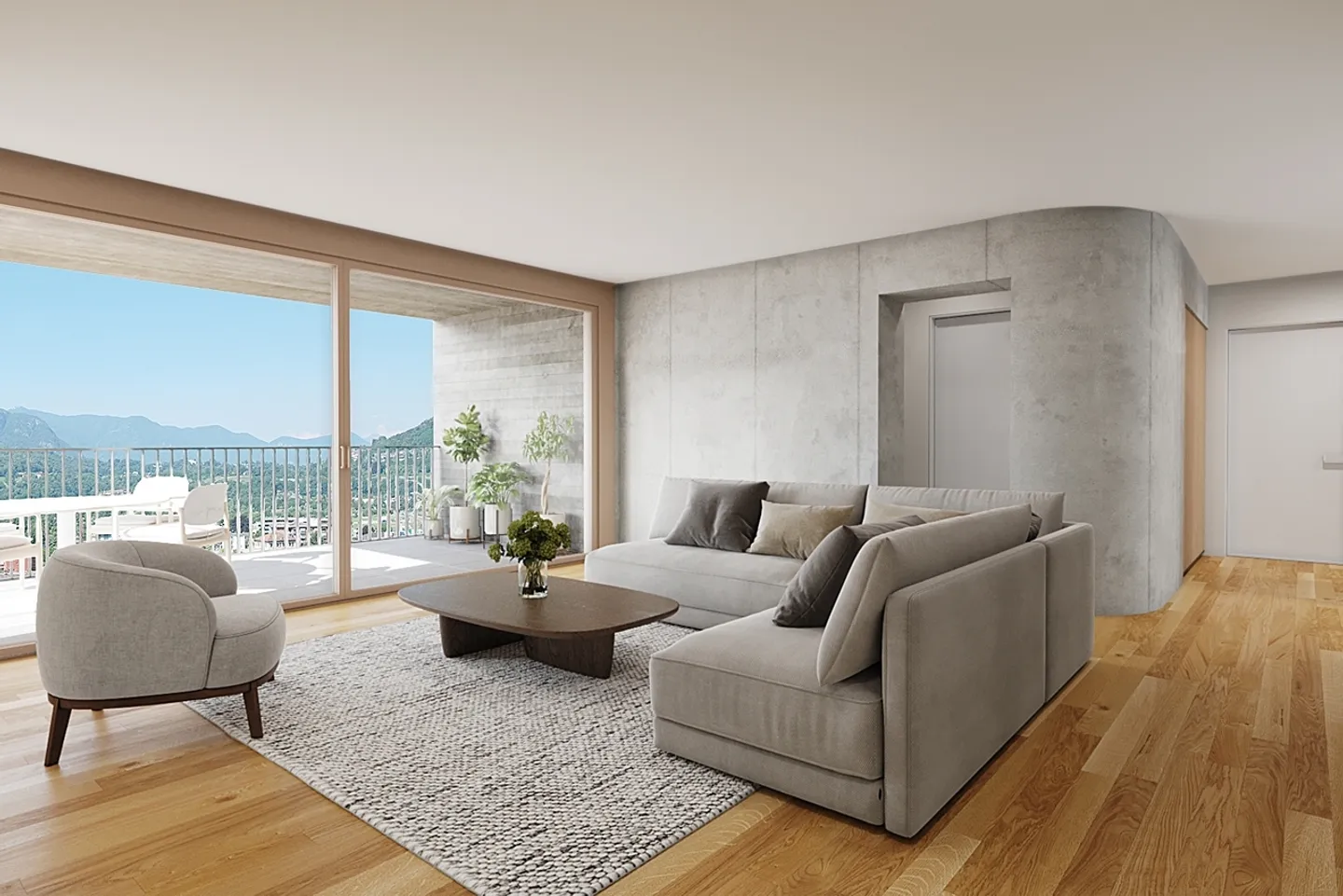 Moderno appartamento di 4,5 locali ad Agno/Moderne 4.5-Zimmer-Wohnung in Agno - Foto 2 di 5