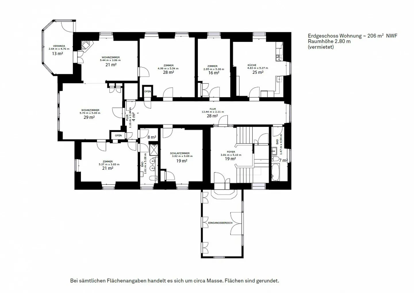 Appartamento esclusivo di 5,5 stanze con fascino storico in un'area parco idilliaca - Foto 19 di 19
