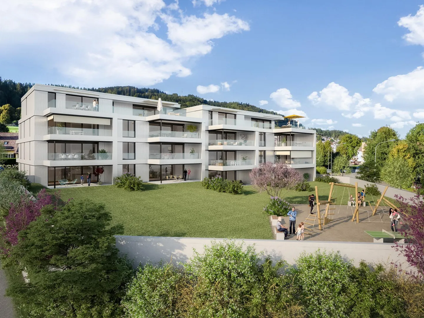 Moderne Attikawohnung in Abtwil - Foto 1 von 22