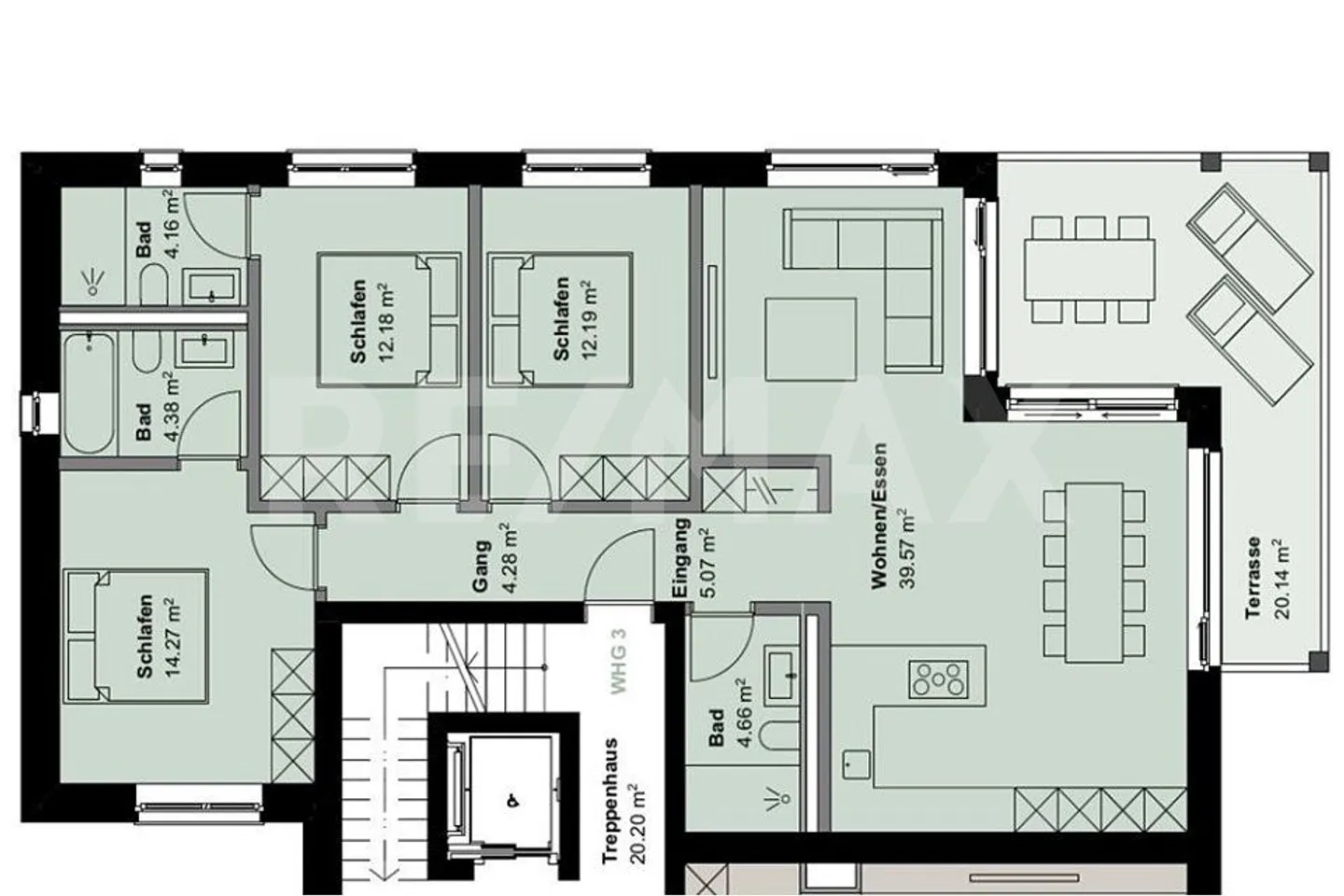 Appartamento 4½ locali nuova costruzione Ganschiersch - prima occupazione - Foto 7 di 8