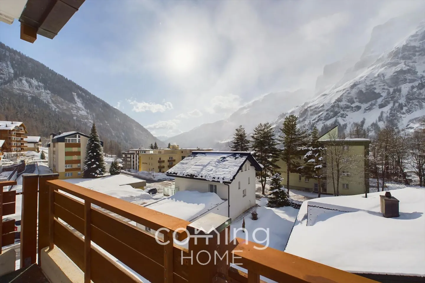 Acquistare uno studio a Leukerbad - rifugio accogliente con balcone e vista sulle montagne - Foto 9 di 12