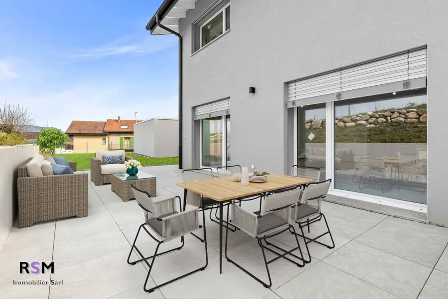 Villa semi-indipendente nuova e radiosa di 5.5 stanze con vista lago a St-Gingolph - Foto 4 di 10