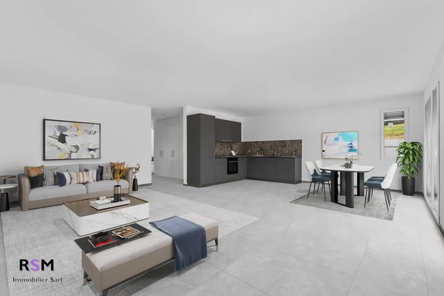 Villa semi-indipendente nuova e radiosa di 5.5 stanze con vista lago a St-Gingolph - Foto 5 di 10