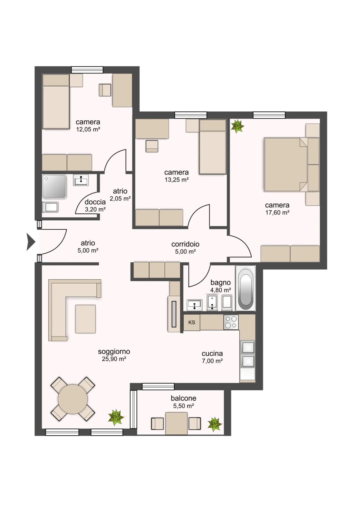 5100, Melano, Via Guasto 3, Appartamento n. 16 - Foto 1 di 3