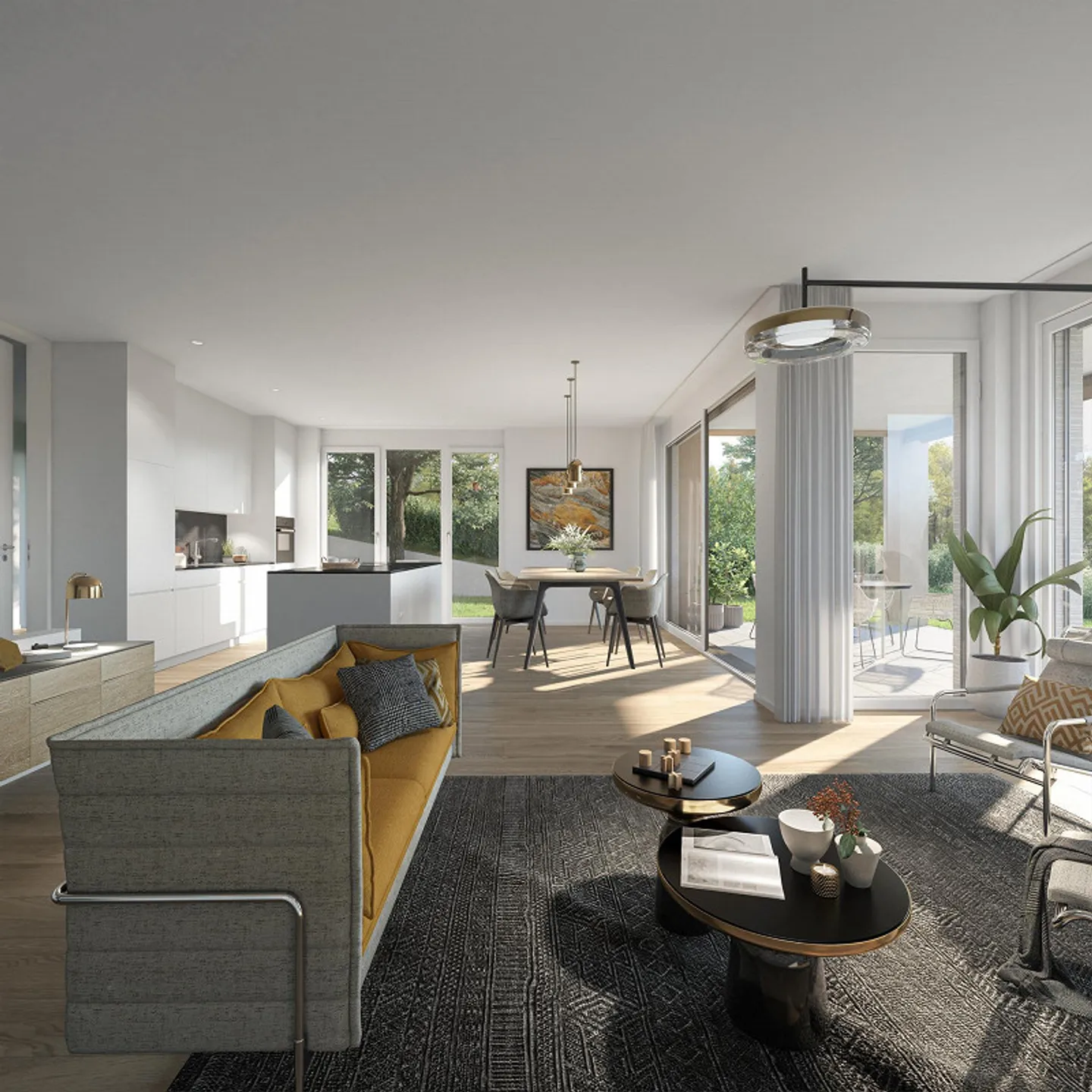 Prima occupazione di appartamenti con 3,5 stanze nel quartiere Bruggen - Foto 3 di 6