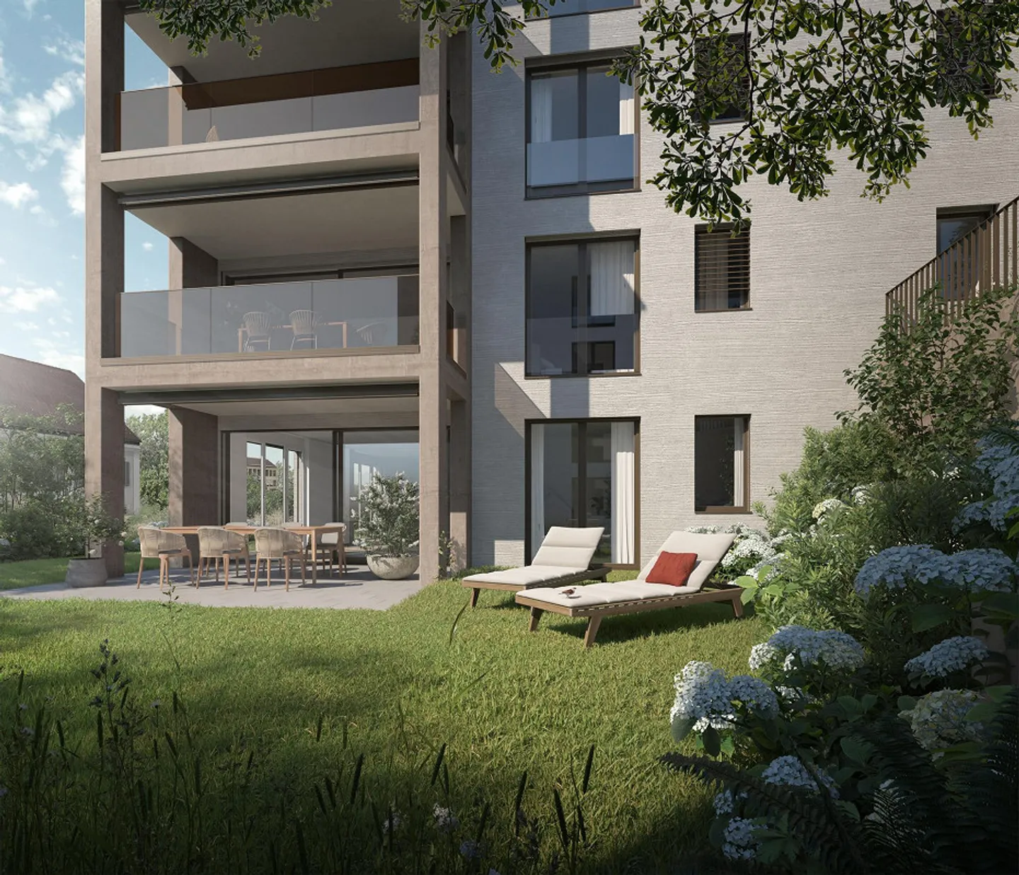 Prima occupazione di appartamenti con 3,5 stanze nel quartiere Bruggen - Foto 5 di 6