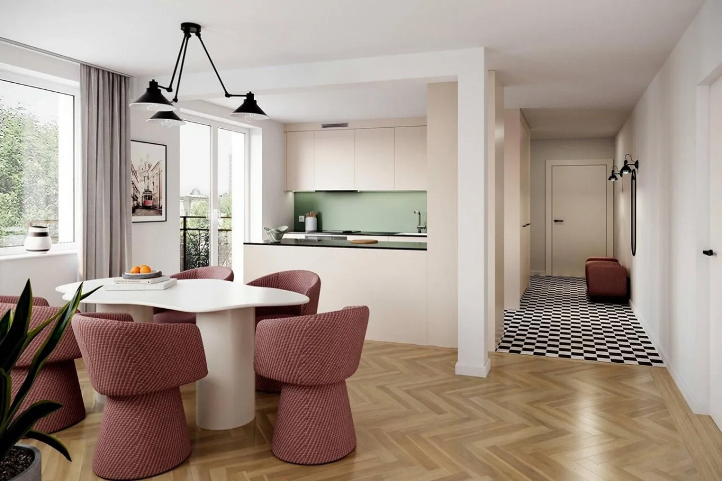 *Élégance Urbaine* Appartement de 3.5 pièces Neuf en Attique avec Terrasse de plus de 50 - Photo 2 sur 5