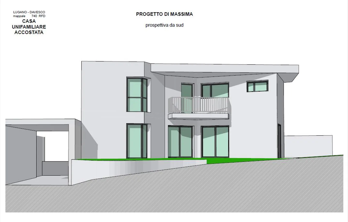Terreno edificabile in vendita a Davesco-Soragno – Possibilità di r... - Foto 1 von 6