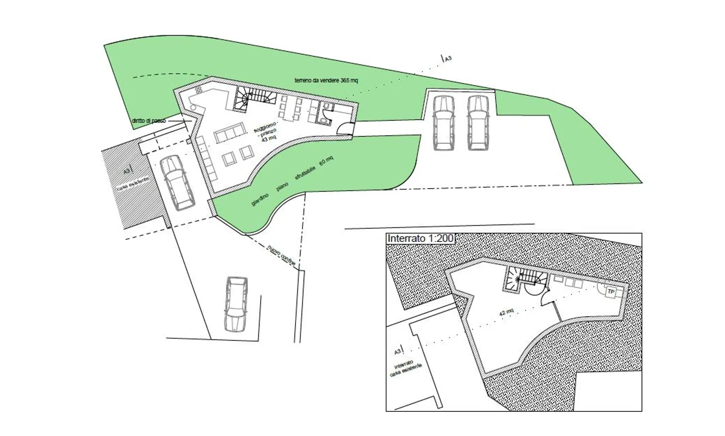 Terreno edificabile in vendita a Davesco-Soragno – Possibilità di r... - Foto 2 von 6