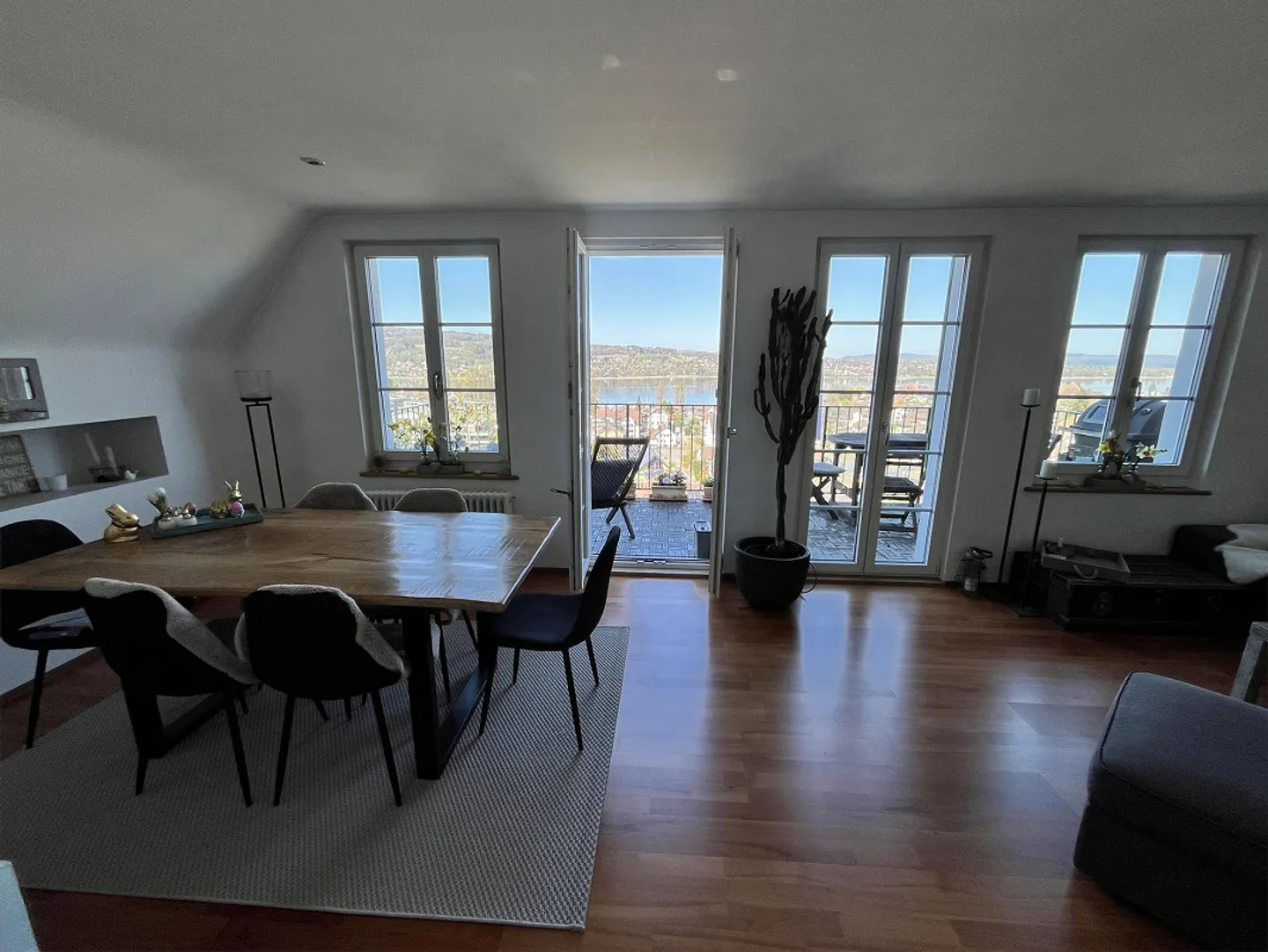 Cercasi nuovo inquilino per appartamento attico di 3 stanze con vista fantastica sul lago - Foto 3 di 22