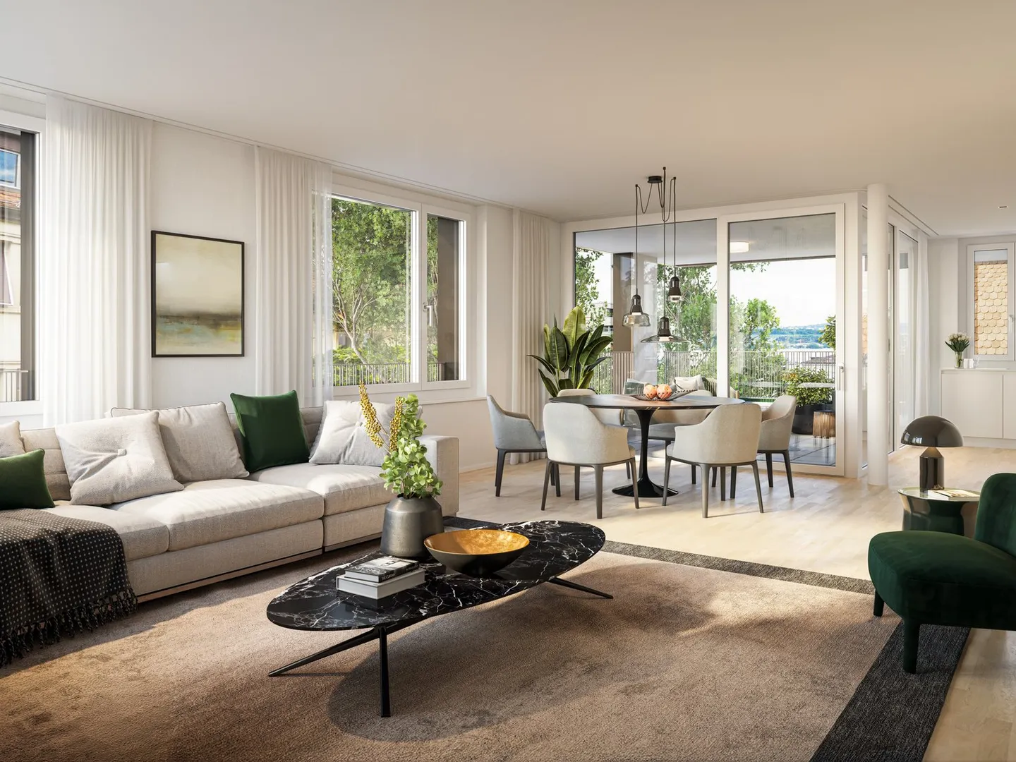 Appartement 2 ½ pièces avec loggia dans un emplacement central - Photo 2 sur 3