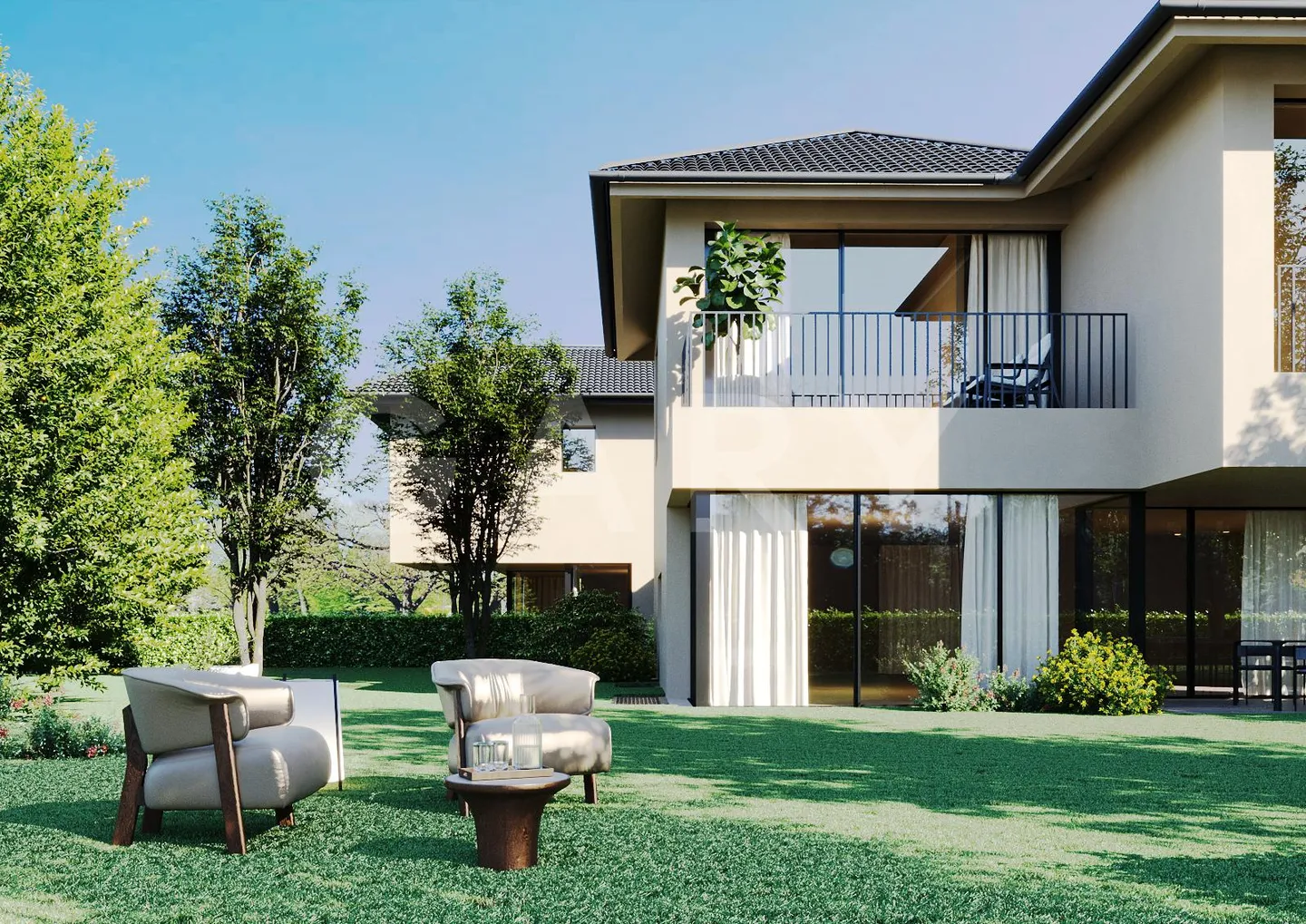 Villa contemporanea con giardino - Foto 1 di 13