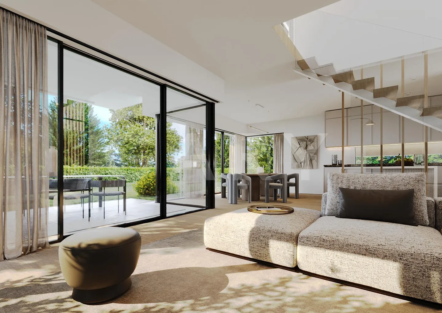 Villa contemporanea con giardino - Foto 4 di 13