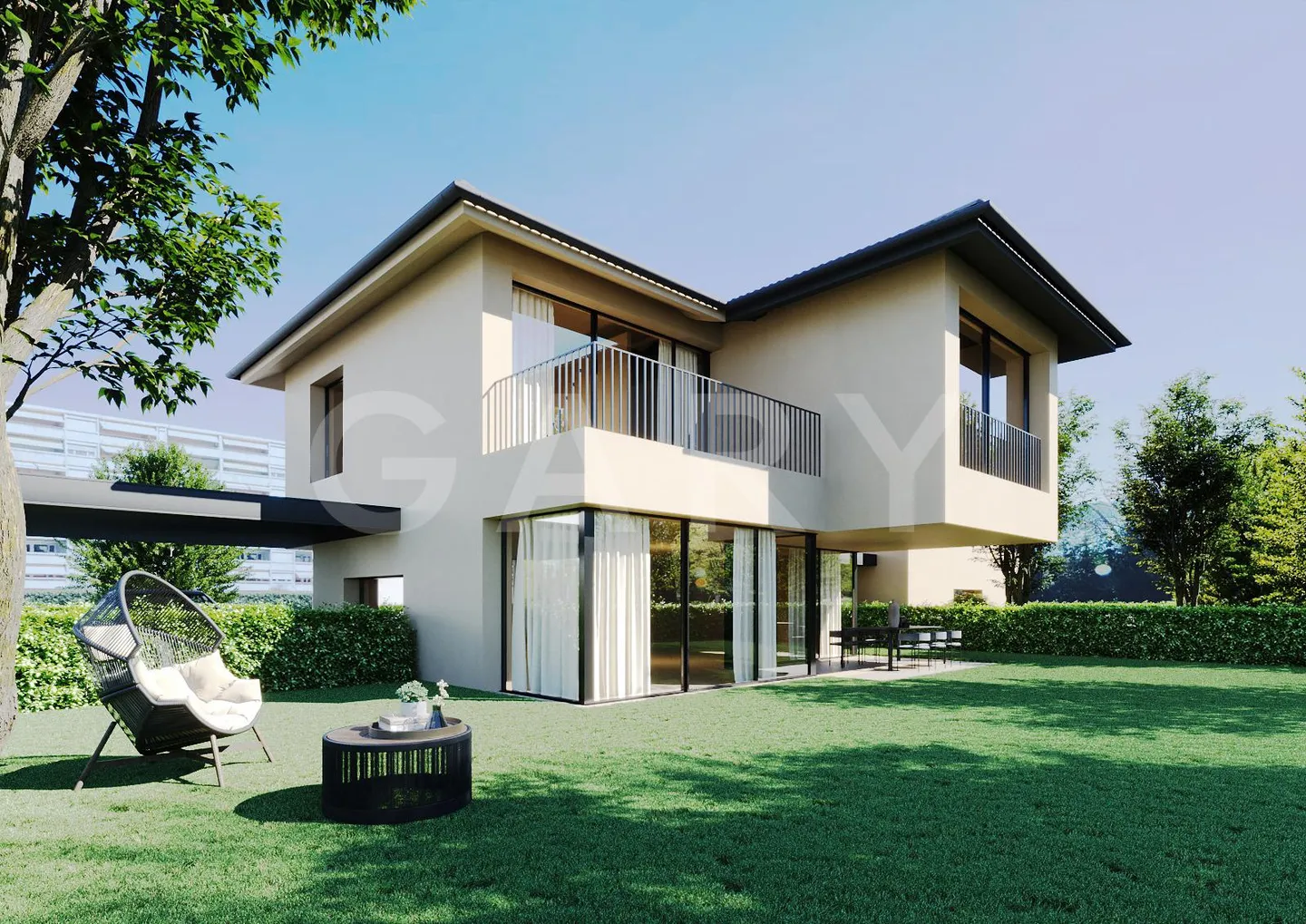 Villa contemporanea con giardino - Foto 7 di 13