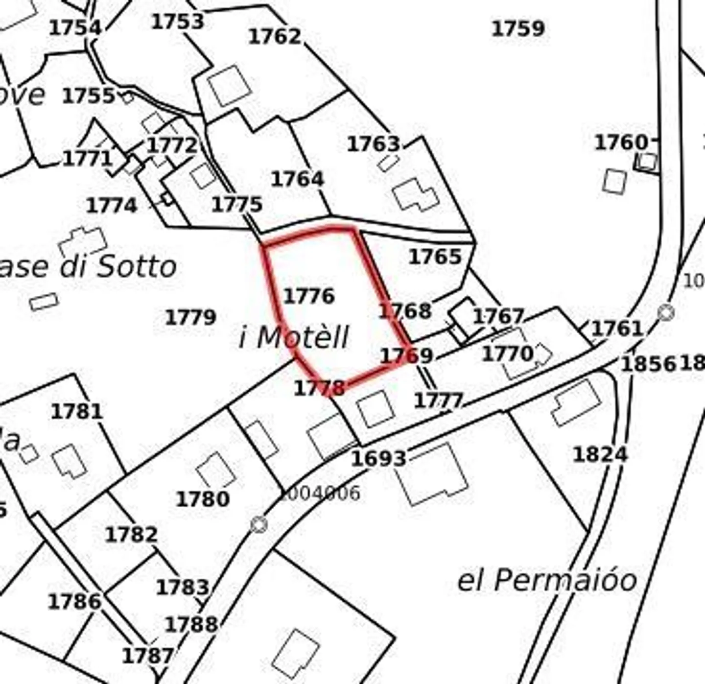Terreno edificabile di 1029 m2 in una posizione molto tranquilla e soleggiata con vista... - Foto 10 di 11