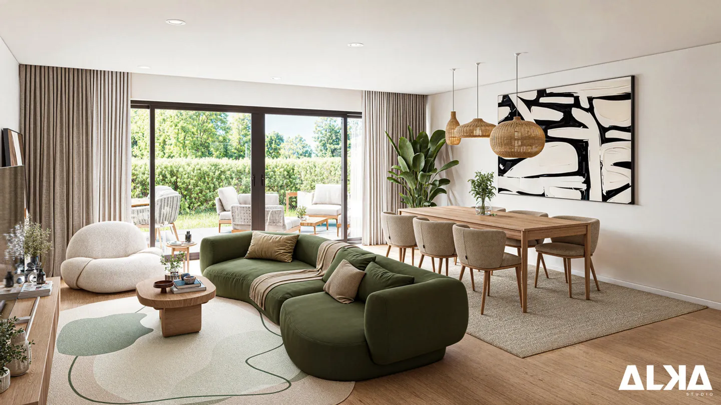 Piacevole triplex di 5,5 stanze con giardino - Foto 1 di 5