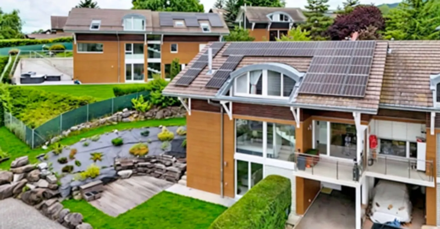 Reihenhaus mit Garten in einer ruhigen und grünen Umgebung - Foto 1 von 12
