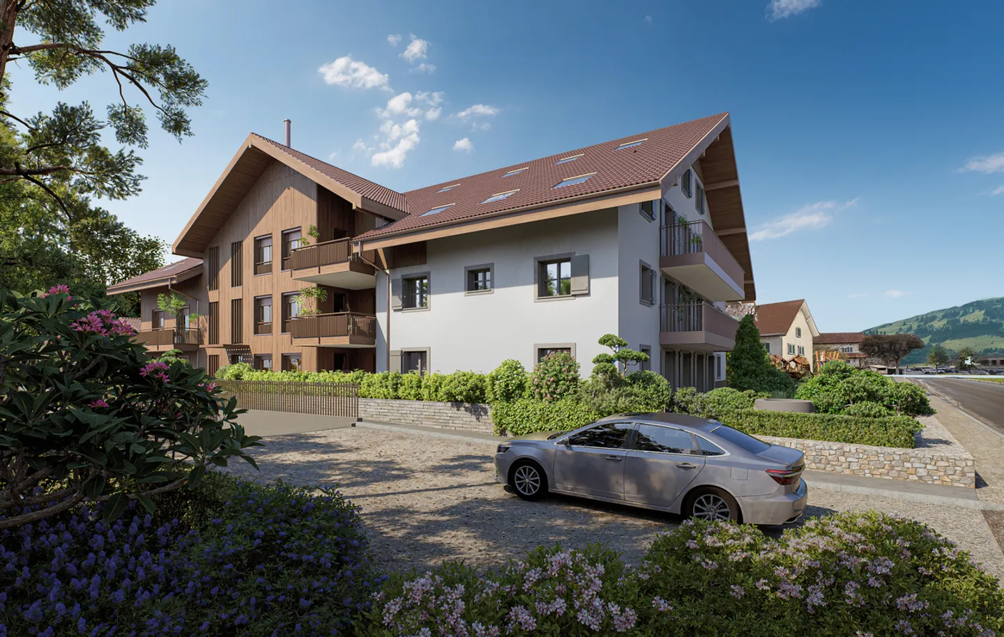 3.5 Room Apartments in Prâ d'Echarlens - From CHF 570,000 - Photo 1 of 6