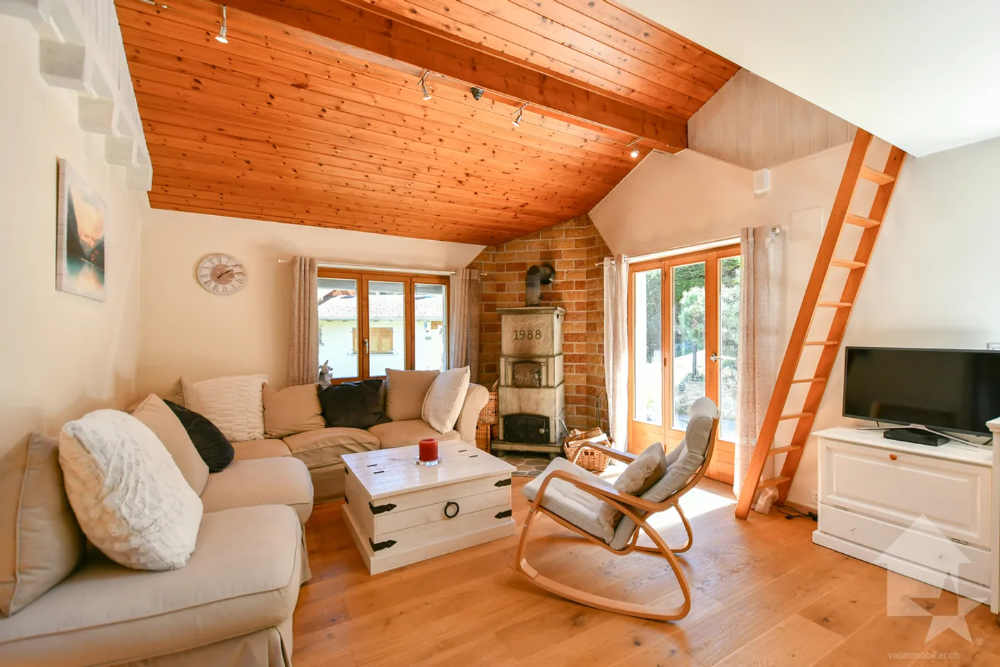 7-Zimmer-Chalet im Zentrum von La Tzoumaz - Foto 2 von 20