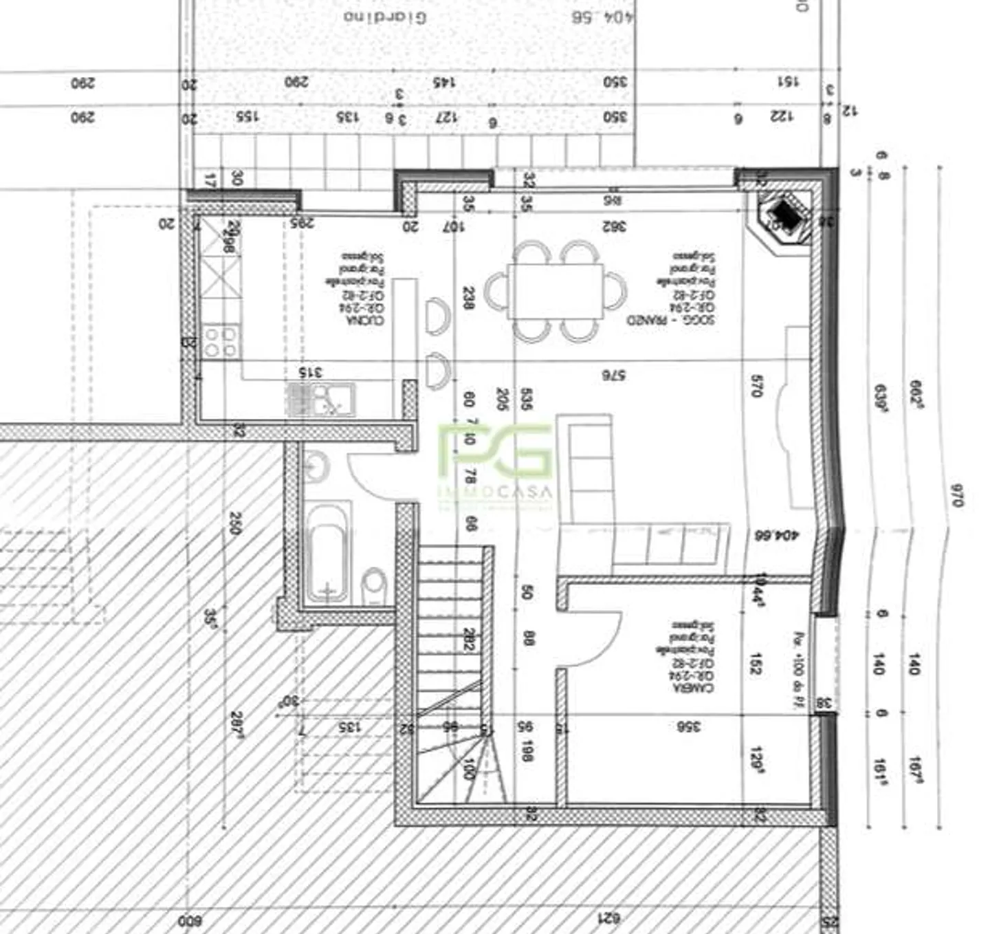 Zweifamilienhaus mit Garten in Davesco Soragno - Foto 12 von 13